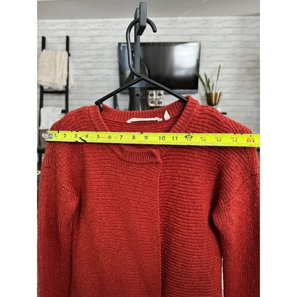 Soft Surroundings Marcella Burnt Orange Cardigan Sweater Womens Size Small - Picture 4 of 6